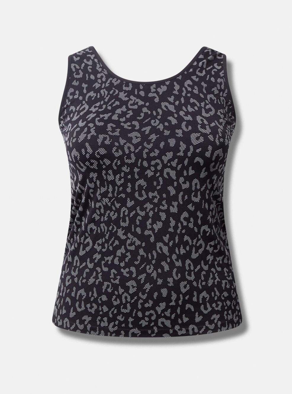 Torrid NWT 1X 1 14-16 Seamless Sleeveless Sleep Tank Animal Jacquard